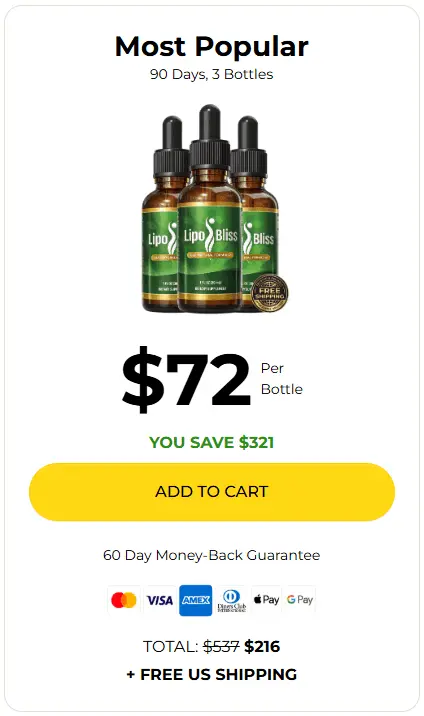 Buy LipoBliss 3 Bottle