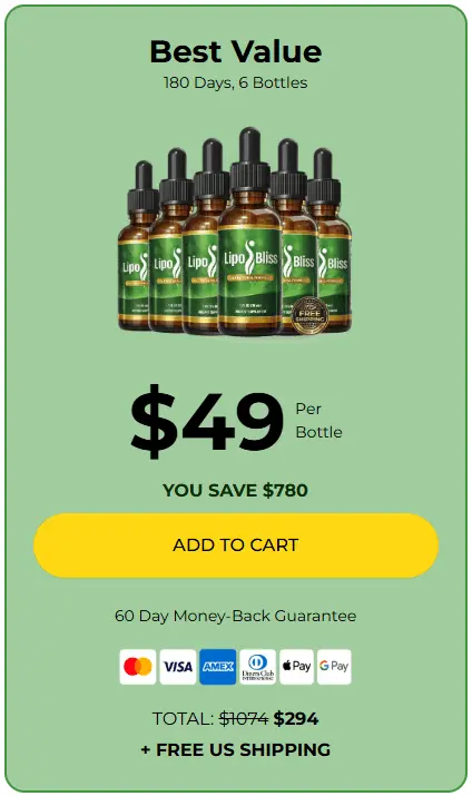 Buy LipoBliss 6 Bottle